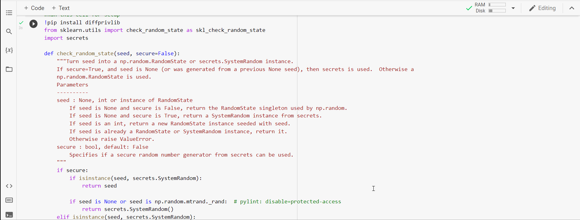Machine learning differential privacy?